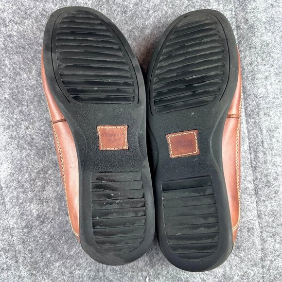 Dockers Catalina Brown Leather Loafers Mens 10M Slip-On Shoes Casual Comfort